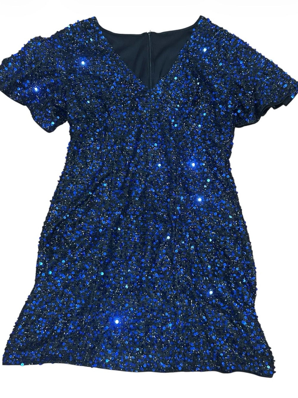 SHEIN Blue Tiered Dress